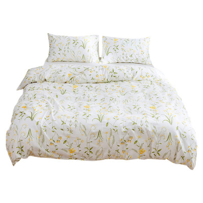 

Gobestart Simple&Fashionable Cotton Cotton Bedding Quilt Cover Pillowcase Three-Piece