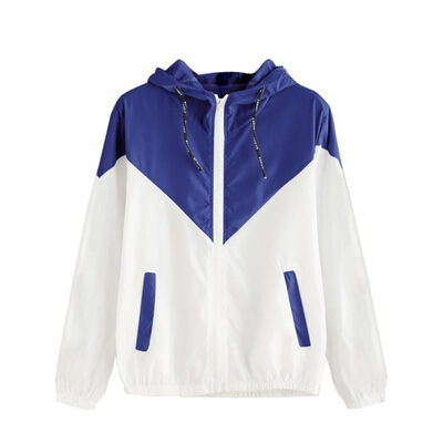 

Women Hoodies Sweatshirt Autumn Windproof Patchwork Hooded Jacket Tops Fashion Casual Long Sleeve Femal Coat Plus SizeOutwear