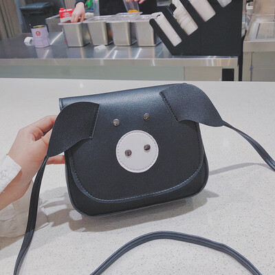 

2019 new cartoon cute bag female foreign funny piglet crossbody fashion wild cute shoulder bag