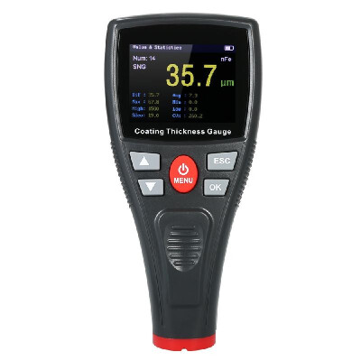 

Digital Paint Coating Thickness Gauge Handheld Coatings Thickness Tester with Color LCD Fe Probe Car Detector Automotive Coating R