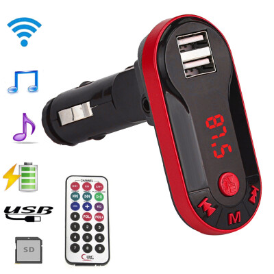 

〖Follure〗Wireless FM Transmitter MP3 Player Handsfree Car Kit USB TF SD Remote