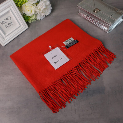

China Red Scarf Cashmere Annual Meeting Celebration Business Meeting Reunion Party Red Print Logo Scarf Gift