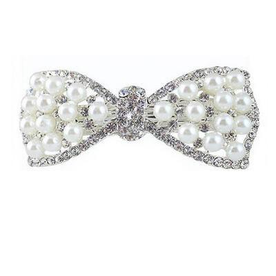 

Fashion Women Rhinestone Bowknot Barrette Hairpin Hair Clip Accessory Headwear