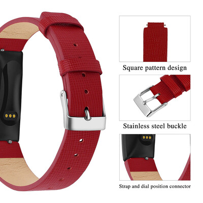 

〖Follure〗Leather Watch Bands Replacement Wristband Straps For Fitbit InspireInspire HR