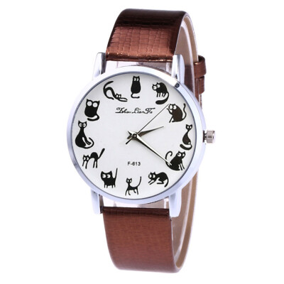 

RM Zhou Lianfa Brand New Quartz Watch Mens Leather Strap Korean Lady Student Coupl