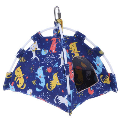 

Cartoon Bird Parrot Warm Tent Soft Coral Velvet Bird House Bed Cave Cage
