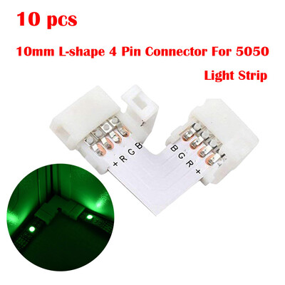 

〖Follure〗L-shape Connector 10mm Non-waterproof Quick Splitter Right Angle Corner Connecto