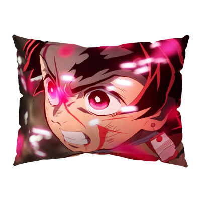 

Ailin Online Demon Slayer Kimetsu no Yaiba Pillowcase 20x12 inch Japanese Anime Decorative Pillow Case for Home Sofa Decor