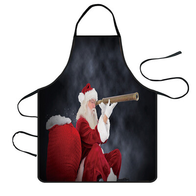 

Siaonvr Christmas Decoration Waterproof Apron Kitchen Aprons Dinner Party Apron
