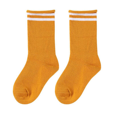 

Kids Boys Girls Cotton Socks Baby Warm Long College Sporty Style Stockings