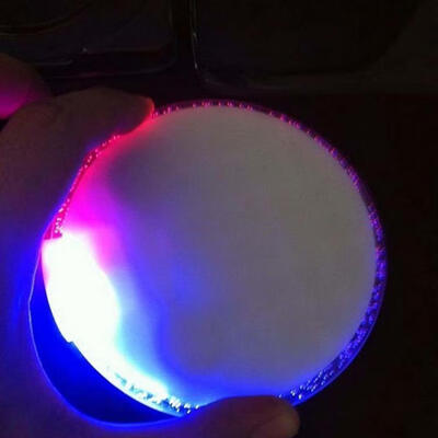 

Super Thin 4 LED Flashing Lights Bulb Bottle Cup Mat For Clubs Bars Party Round Bottle Pad Electronic Flash Coaster