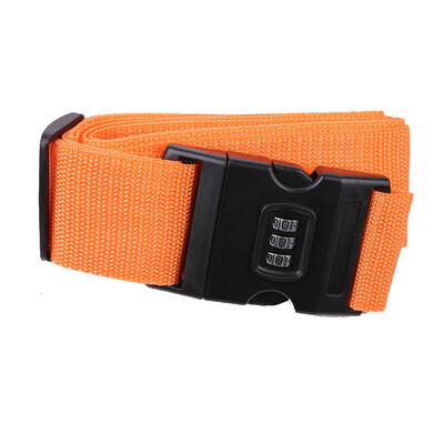 

Siaonvr Adjustable Combination Luggage Suitcase Straps Travel Baggage Tie Down Belt Lock
