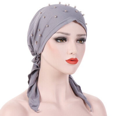 

Women Turban Hijab Pirate Cap Cancer Chemo Hat For Hair Loss Head Scarf