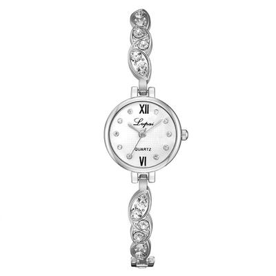 

Fashion Women Watches Rose Gold Disc With Rhinestone Bracelet Best Sell Clock Luxury Womens Quartz Wrist Watches New Clock