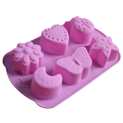 

Star Moon Shape Silicone Fondant Cake Chocolate Paste DIY Bake Decorating Mold