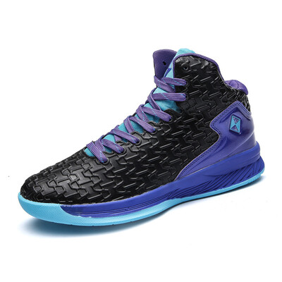 

Spring&Autumn Basketball Couple Basketball Shoes Breathable Shockproof Boots High Sneakers Men&Women Wear Sneakers