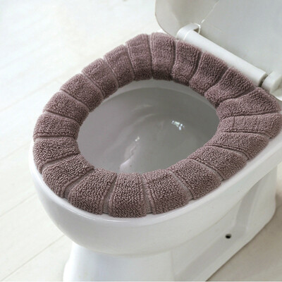 

Siaonvr Comfortable Velvet Coral Toilet Seat Cover Standard Pumpkin Pattern Cushion