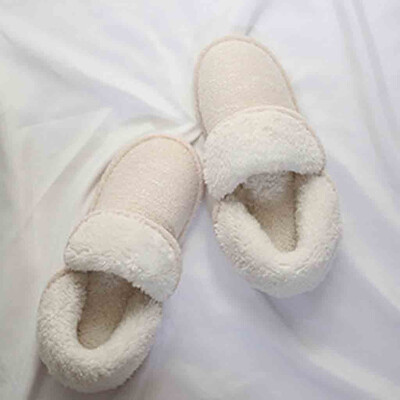 

Rose Winter Soft Bottom Slippers Pregnant Women Thick Bottom Non-Slip Cotton Slippers