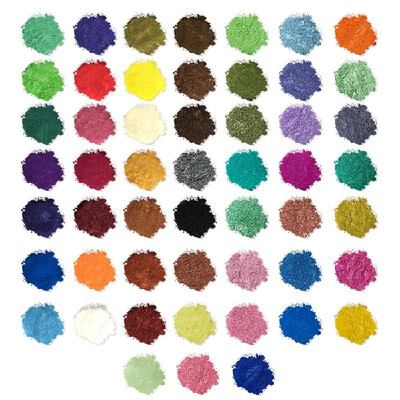 

Pigment Mica Powder Set for DIY Mud Bath Soap Dyes for Candle Resin Making Color Pearl Makeup Nails Art