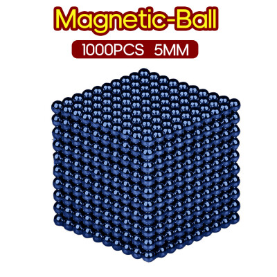 

1000PCS Magnetic-Ball 5mm Building Toy Simple Design Office Adults Stress Relief Toys