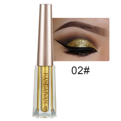 

HANDAIYAN Shiny Metal Pearlescent Liquid Eyeshadow Glitter Waterproof Eyeliner