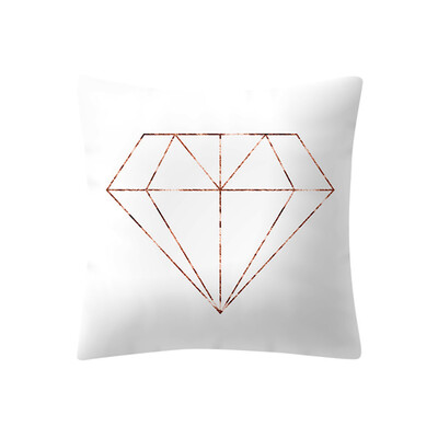 

〖Follure〗Rose Gold Pink Cushion Cover Square Pillowcase Home Decoratio