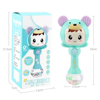 

Kacakid Baby Shaker Sand Hammer Toy Dynamic Rhythm Stick Baby Rattles Kids Musical Party Favor Musical Instrument Toys