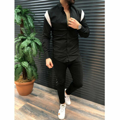 

Mens Luxury Stylish Slim Fit Shirt Long Sleeve Casual Dress Shirts Tops
