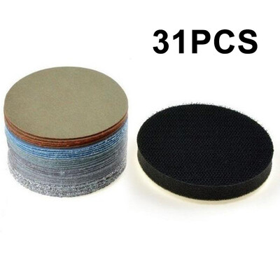 

75mm 602406001000500010000 Grit WetDry Hook And Loop Sanding Discs