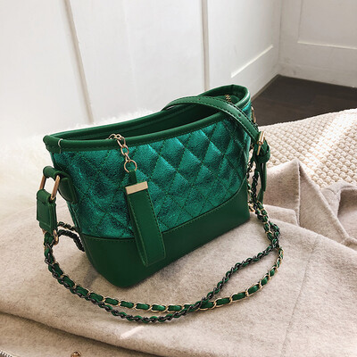 

Shangxin advanced Lingge chain bag girl 2019 early spring Korean version of chic oblique satchel 100 take one shoulder stray bag