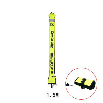 

12M 15M 18M Colorful Visible Inflatable Signal Tube Scuba Diving Surface Signal Marker Buoy Sausage Signal Marker Diving Scuba