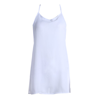 

Women Personalized Vest T Back Backless Pure Color T-shirt Tops