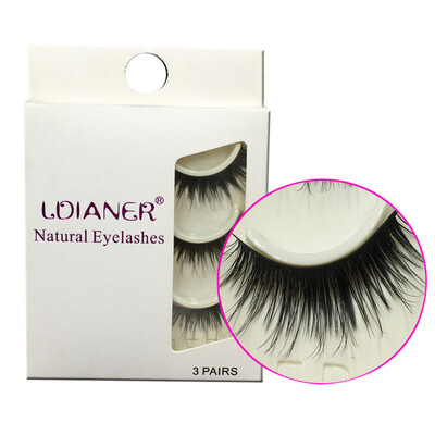 

〖Follure〗1 Box Luxury 3D False Lashes Fluffy Strip Eyelashes Long Natural Party