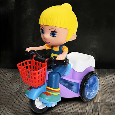 

Tailored In Situ Rotation Electric Three-wheeled Bicycle Music Light Toy Children Gift