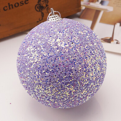 

Siaonvr Christmas Rhinestone Glitter Baubles Ball Xmas Tree Ornament Decoration 8CM