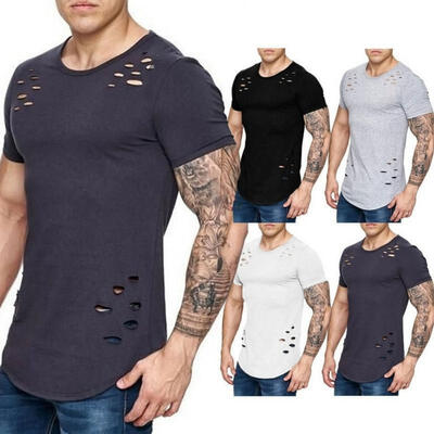 

Fashion Men&39s Slim Fit O Neck Short Sleeve Muscle Tee T-shirt Casual Tops Blouse