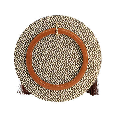

Girl Round Straw Bags Women Summer Beach Crossbody Bohemia Shoulder Handbag