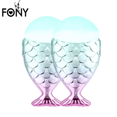 

〖Follure〗Fish Scale Makeup Brush Fishtail Bottom Brush Powder Blush Makeup Cosmetic Brush