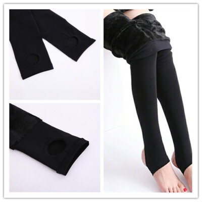 

New leggings&fleece thickened warm cotton-padded pantyhose for women to wear fall&winter