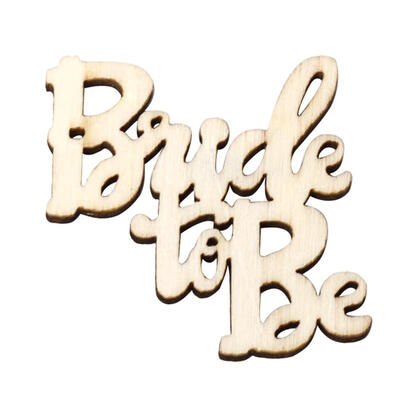 

15pcsSet Bride to Be Wood Ornament DIY Wedding Table Rustic Party Decor