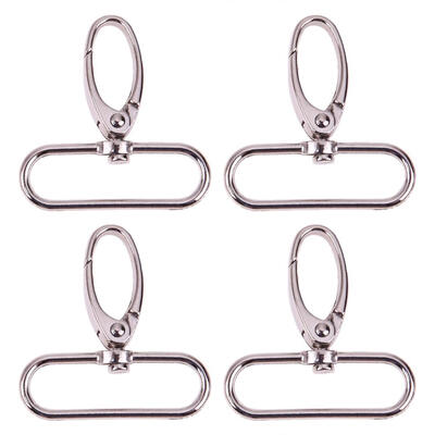 

4pcs Retro Style Antique Silver Finish Luggage Bag Buckle Lobster Clasps