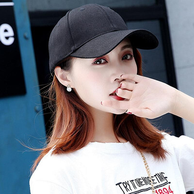 

Fashion Women Men Unisex Cap Solid Color Strap-Back Baseball Hat Summer Cap BlackPurpleWhite
