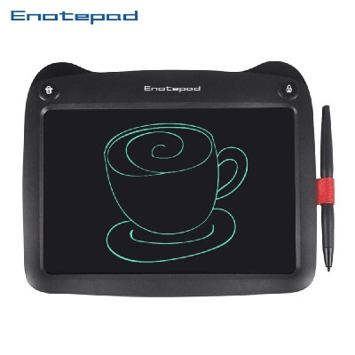 

Enotepad 9 Inch LCD Writing Tablet Untra-thin Electronic Graphics Drawing Board Cute Handwriting Pad with Stylus Erase Lock Button