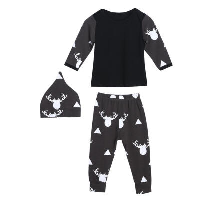 

Details about Newborn Baby Girl Boy Clothes Deer Tops T-shirtPants Leggi