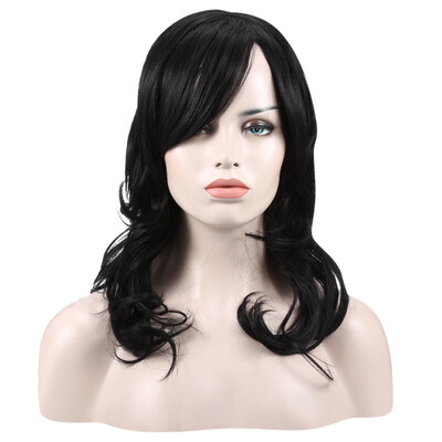 

Medium Side Part Shaggy Curly Synthetic Wig