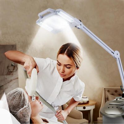 

Greensen Upgraded 5X Illuminated Desktop Magnifying Lamp with Clamp Swivel Medical Beauty