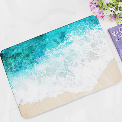 

〖Follure〗3D Ocean Carpet Rubber Soft Area Rug Decoration Bedroom Rectangle Floor Mat