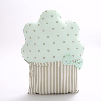 

Ice Cream Cake Decorative Sofa Cushion Removable&Washable Back Plush Pillow Birthday Gift Baby Room Decoration