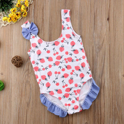 

Newborn Kid Baby Girl Swimsuit Swimwear Swimming Onepiece Bikini Summer Beach