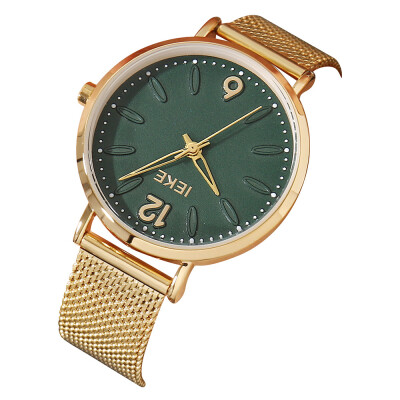 

IEKE88009 Gold Women Quartz Watches Ladies Top Brand Luxury Female Wrist Watch Girl Clock Relogio Feminino